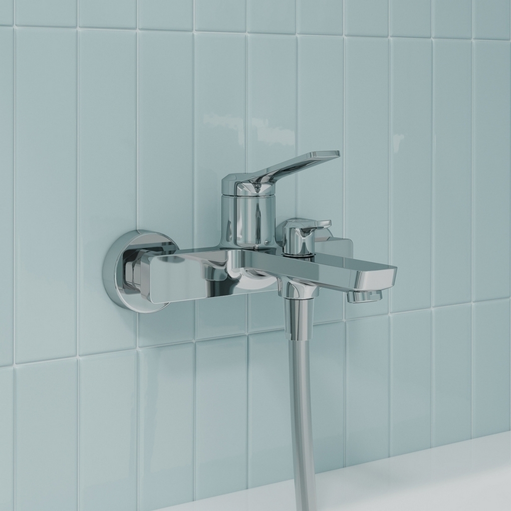 Смеситель для ванны 35к IDDIS PARSB02i02WA, Parker, без душ. аксессуаров, ХРОМ