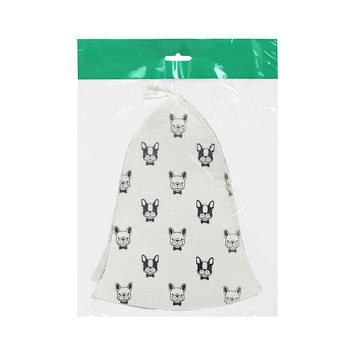 Шапка для бани и сауны «Собаки» Банные штучки,   войлок, 1/20