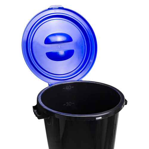 Бак для мусора 40л, синий, 1/1