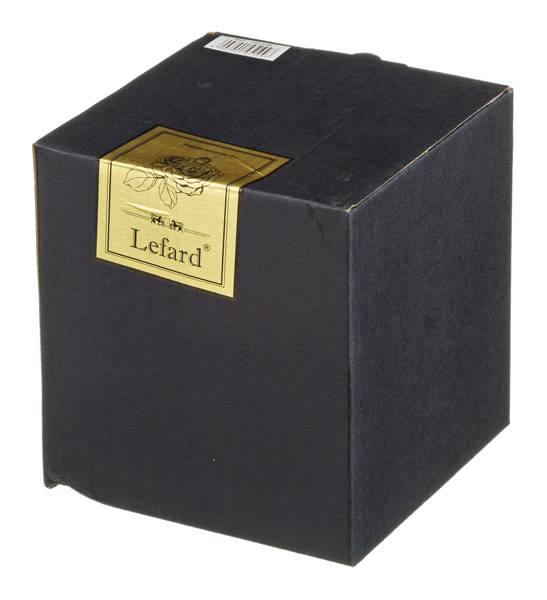 КОНФЕТНИЦА С КРЫШКОЙ, LEFARD GOLD GLASS, ДИАМЕТР=12 СМ. ВЫСОТА=14 СМ., КОР=24ШТ.