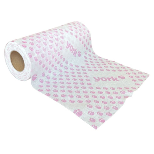 Салфетка универсальная вискозная 40шт, 25х40см Тюльпан Премиум в рулоне YORK, 1/6/12