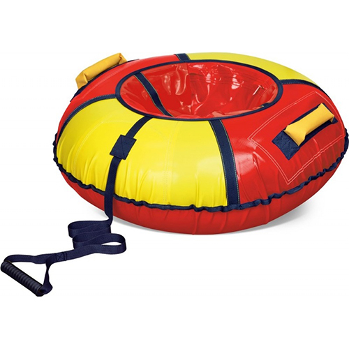 Санки-ватрушки, тюбинг, ТБ1К-70/КЖ2 красный/желтый, НИКА, 1/1