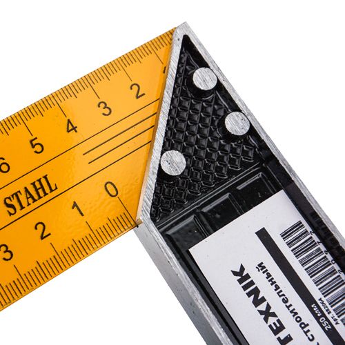 Угольник строительный 250мм, 1/12/120