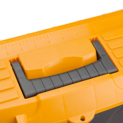 Ящик для инструментов IDEA ТИТАН 16, М 2931, черный с желтым