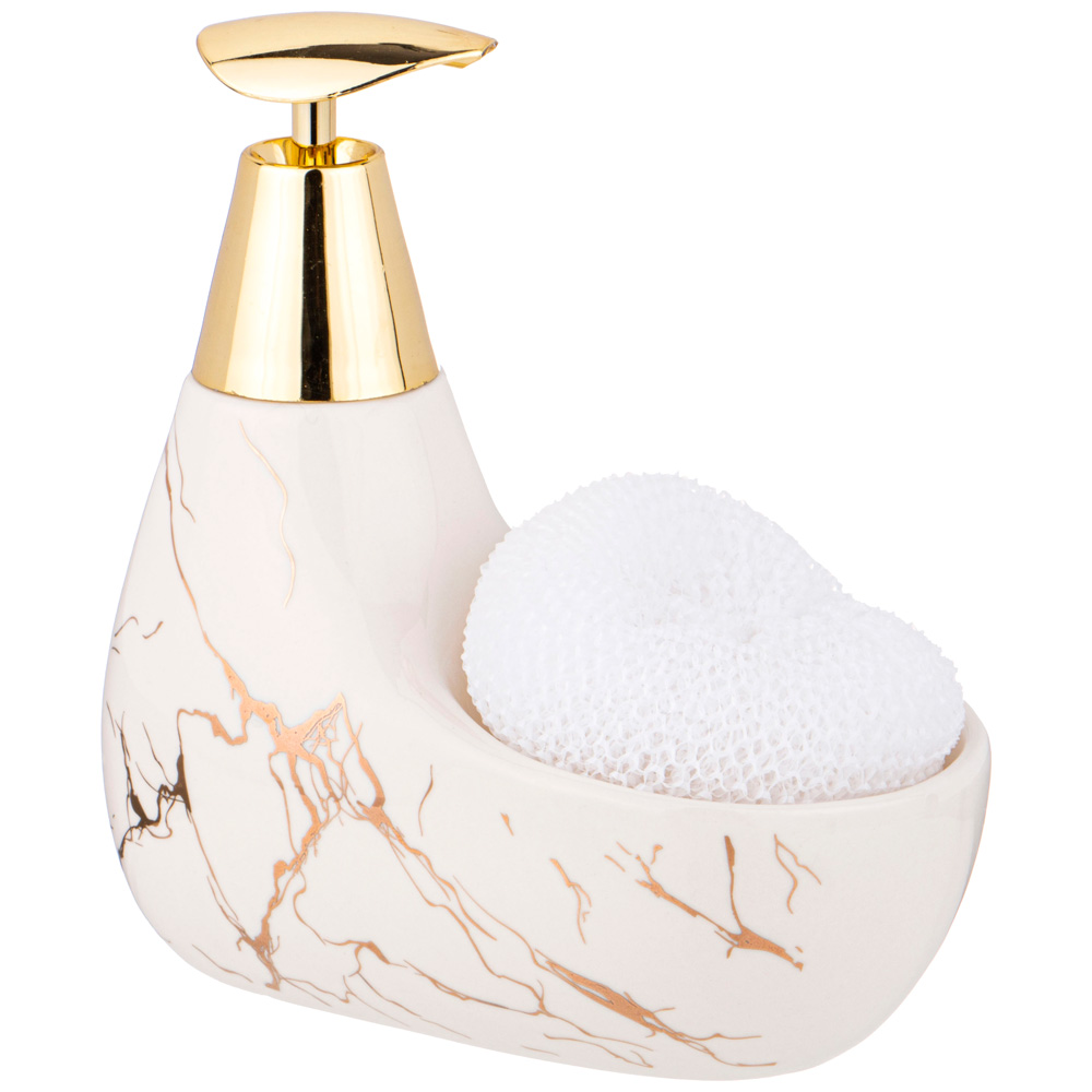 ДОЗАТОР ДЛЯ МОЮЩЕГО СРЕДСТВА, FANTASY, 350 МЛ. 11*9 СМ. ВЫСОТА=16 СМ. + ГУБКА, КОР=24ШТ.