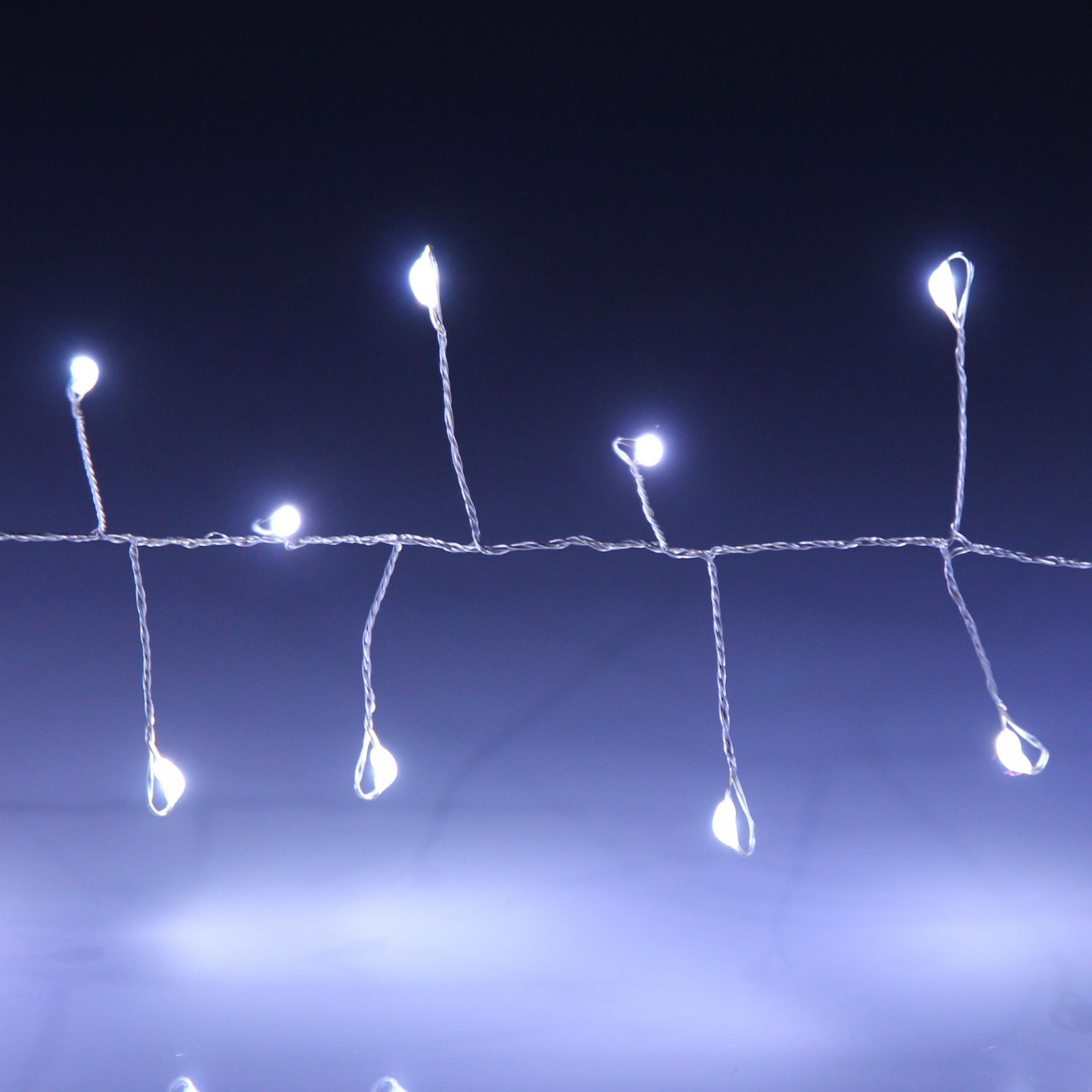 Гирлянда для дома 2,0 м 150 ламп LED  "Мишура", IP-40, Белый
