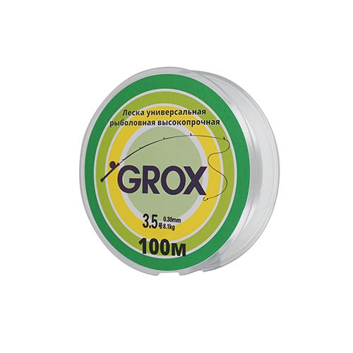 Леска GROX Strong Универсальная 0,30х100м, 8,1кг 1/500