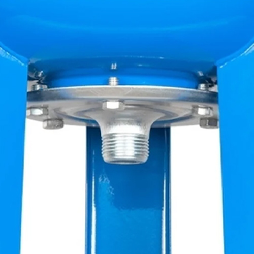 Гидроаккумулятор вертикальный АКВАБРАЙТ, 100л, стальной фланец на трех ножках, материал мембраны EPDM Подключение 1 дюйм. ГМ-100 В, 1/1