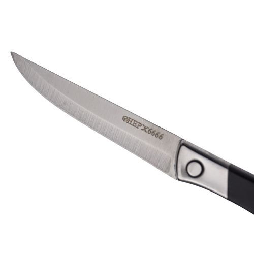 Нож кухонный 180 мм, лезвие 80 мм, комбинированная ручка, металл+пластик, 1/480