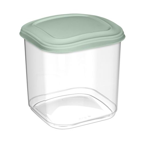 Емкость для сыпучих продуктов 1.1 л Homver 223153517/03, светло-зеленая