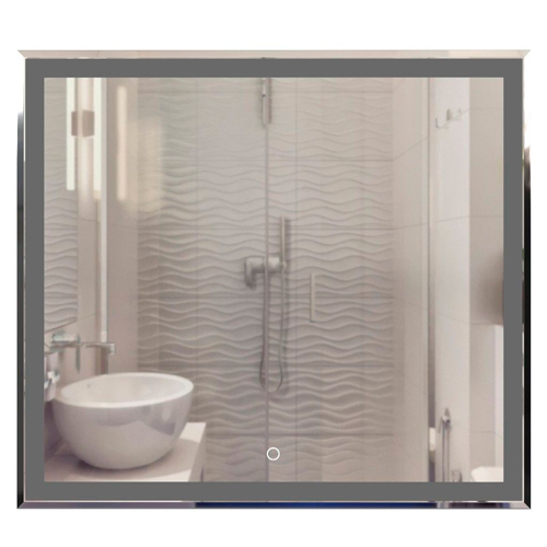 Зеркало MIXLINE, Минио, 900*800, ШВ сенсорный выключатель, светодиодная подсветка