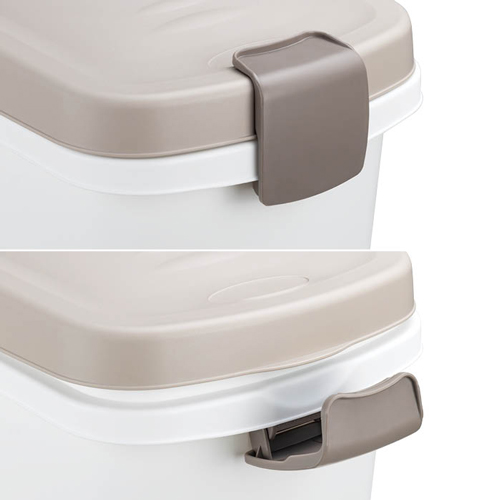 Контейнер для корма 18 л IDEA ЮММИ М 1801, герметичный, капучино