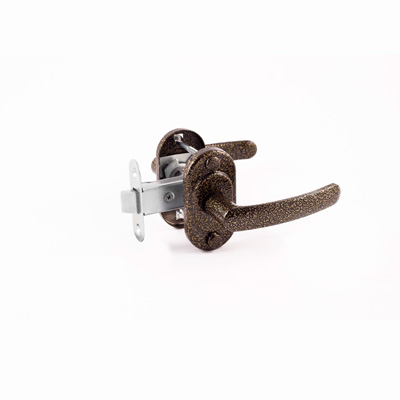 Ручка защелка ОМЕГА ЗЩ2-04, бронза, 1/15