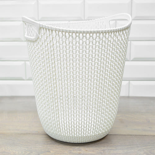 Корзина универсальная 14 л Homver Velvet 221302121/03, светло-серая