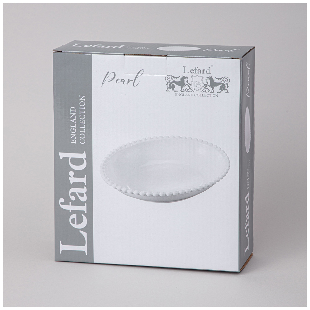 САЛАТНИК ОВАЛЬНЫЙ LEFARD, PEARL, 23*19, 5*5 СМ 650 МЛ, КОР=18ШТ.