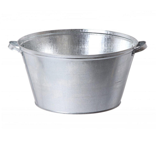 Таз оцинк 26л круглый ЛЫСЬВА, 1/5