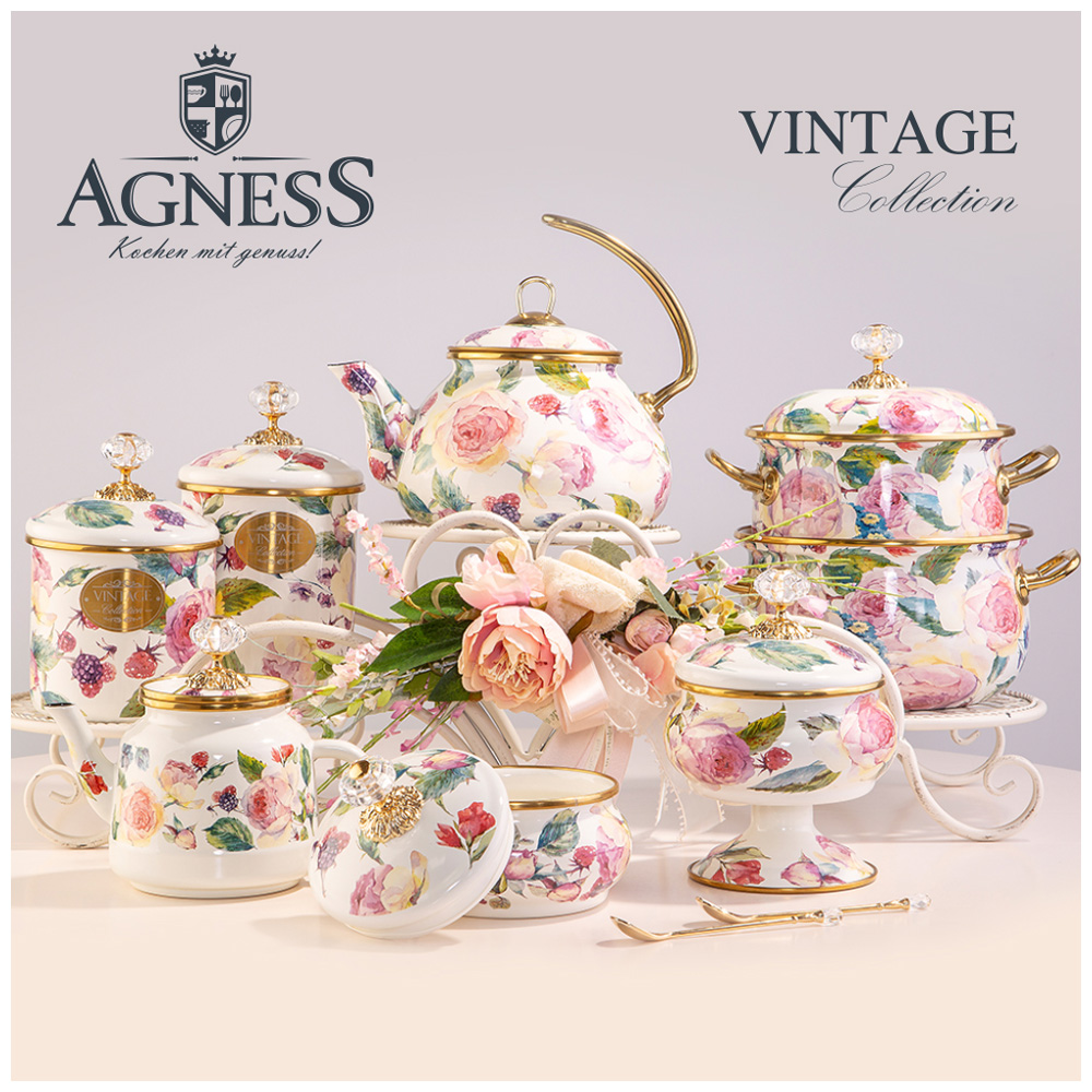 ТОРТОВНИЦА AGNESS, СЕРИЯ ВИНТАЖ ДИАМЕТР=30 СМ. ВЫСОТА=20 СМ., КОР=4ШТ.