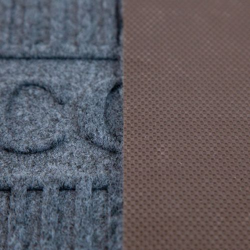 Коврик влаговпитывающий с тиснением Welcome 60x90 см, серый, SUNSTEP™