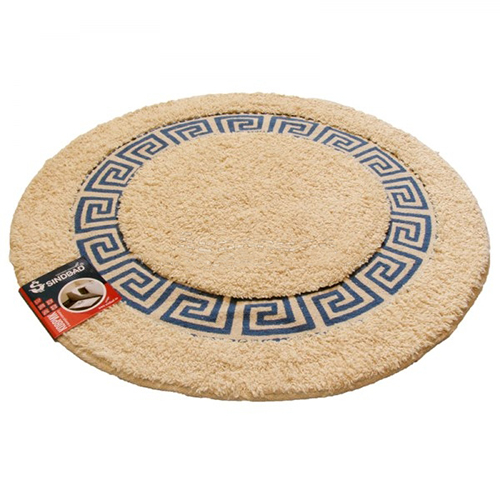 Коврик для ванны 60х60х0,8см хлопковый с печатным рисунком 800-R, 1/20