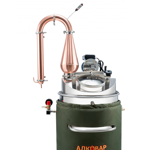 Котел пароводяной ПВК АЛКОВАР 100 л/4 с люком 300 мм