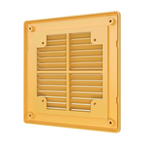 Решетка вентиляционная 150х150мм разъемная с москит. сеткой БЕЖЕВЫЙ 1515Р беж ERA, 1/60