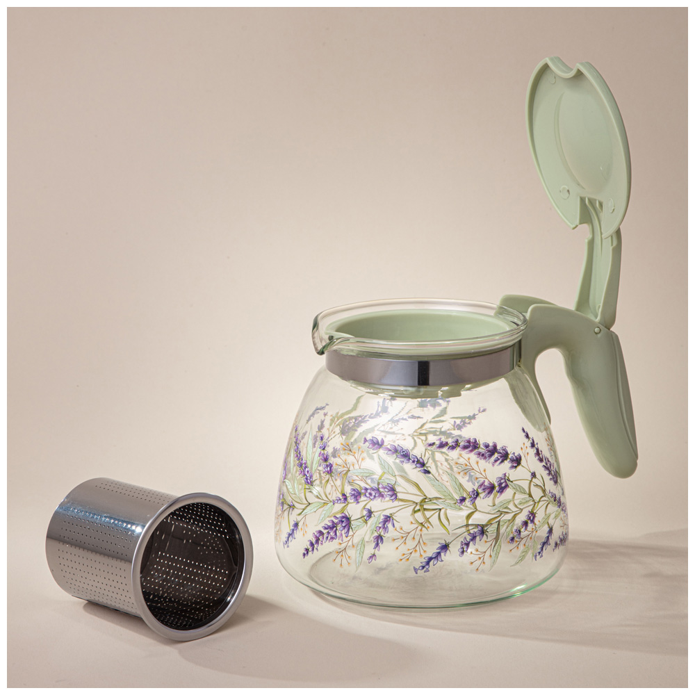 ЗАВАРОЧНЫЙ ЧАЙНИК AGNESS С ФИЛЬТРОМ "ДУША ПРОВАНСА"  900 МЛ.