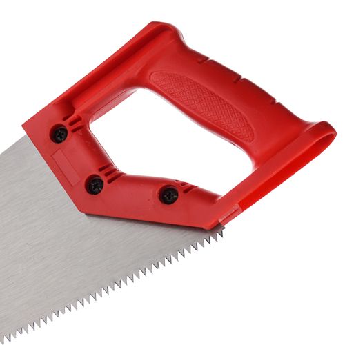 Ножовка по дереву 450мм, крупный зуб 5 TPI, пластиковая ручка, 1/60