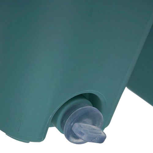 Набор для уборки, швабра плоская с двухкамерным ведром и отжимным устройством, 2 насадки в комплекте, 1/24