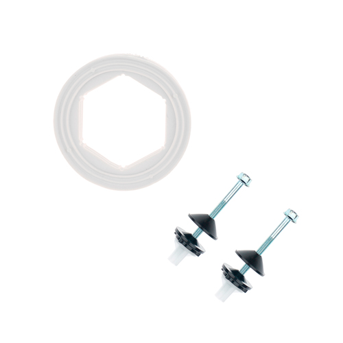 Арматура для компакт бачка, Псков, универ. 105. 54. 14. 3 хром кноп бок. подв. , 1/20