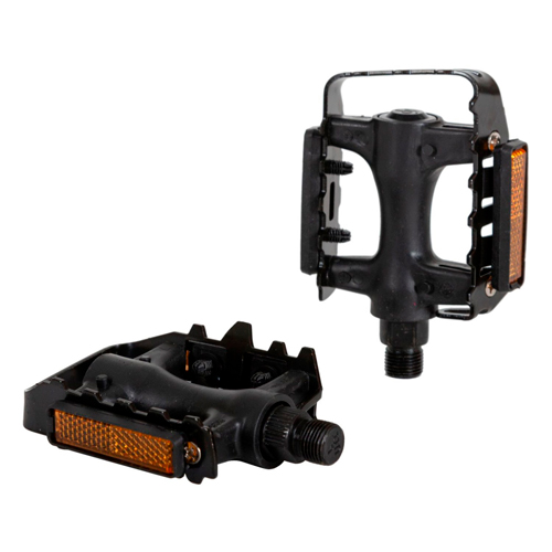 Педали STG FP-906, ось 9/16, пласт. корпус с стал. рамкой, черный Х21213, 1/30