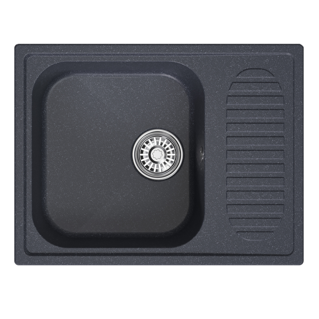 Мойка ML-GM18 с крылом, антрацит, 343, 640*490*190мм NEW