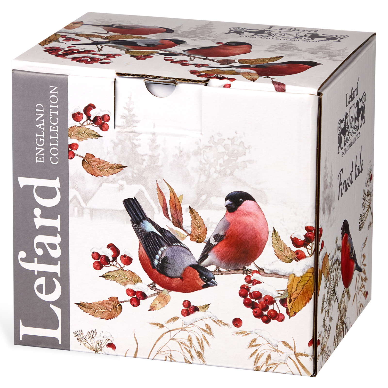 КРУЖКА С ДВОЙНЫМИ СТЕНКАМИ "СНЕГИРИ" 410 МЛ