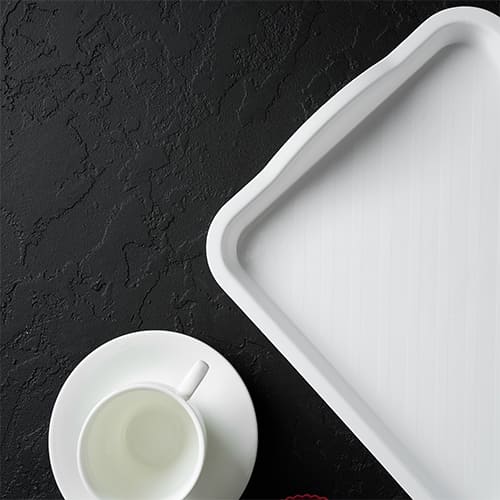 Поднос универсальный малый IDEA М 1109, 25х29 см, белый