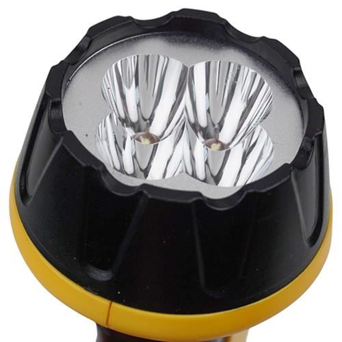 Фонарь аккумуляторный 4LED, светодиодный, USB, 1/60/120