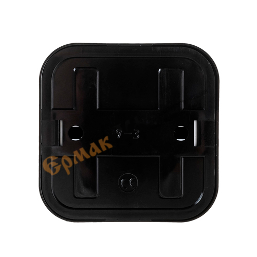 Выключатель ОП 1кл. Пралеска, А16-131, ЧЕРНЫЙ, 1/18/72