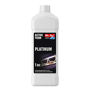 Автошампунь Mr. Far Auto Platinum для бесконтактной мойки, расход на машину 40-80г, 1кг квадро, 1/9
