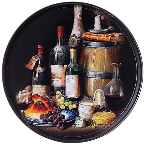 ПОДНОС СЕРВИРОВОЧНЫЙ AGNESS, ВИННЫЙ ПОГРЕБОК, 33*2, 1 СМ