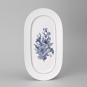 БЛЮДО ОВАЛЬНОЕ LEFARD, ROYAL BLUE, 30*16, 5*2, 5 СМ, КОР=30ШТ.