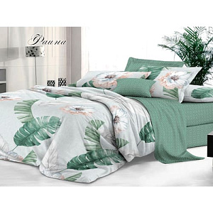 Комплект постельного белья Sateen De Luxe, 2-спальный макси, наволочки 2 шт 50х70 см, фаина