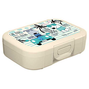 Ланч-бокс детский 0.85 л Homver 221502325/01, с декором Cute Dog светло-бежевый