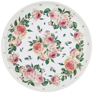 ПОДНОС СЕРВИРОВОЧНЫЙ AGNESS, ПИОНЫ, 33*2, 1 СМ