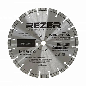 Диск алмазный для бензореза 400х25.4/20х28T Rezer PRO INDUSTRIAL, 10 шт/кор