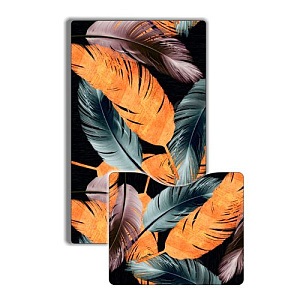 Комплект ковриков для ванной комнаты Dekorelle РЕЛАКС, RT083-B, разм.50x80см + 45х50см