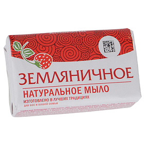 Мыло туалетное Земляничное 160 гр. 6/72