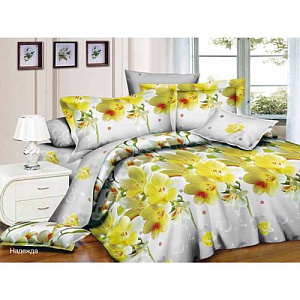 Комплект постельного белья Sateen De Luxe, 1,5-спальный, наволочка 50х70, надежда