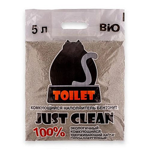 Наполнитель Just Clean древесный 5л, 1/50