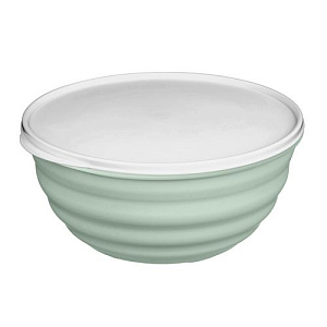 Миска с крышкой 1.1 л Homver Latina 222136517/03, светло-зеленая