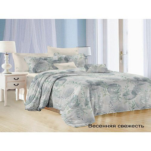 Комплект постельного белья Satin collection, 2-спальный, весенняя свежесть