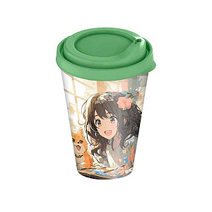 Стакан детский с крышкой 420 мл Homver 221502690/00, с декором Anime kids микс 1