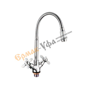 Смеситель для кухни LEDEME LOFFREY 84310H керам белый, 1/10